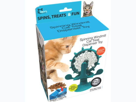 Suction-Cup Rotating Spinning Cat Toy