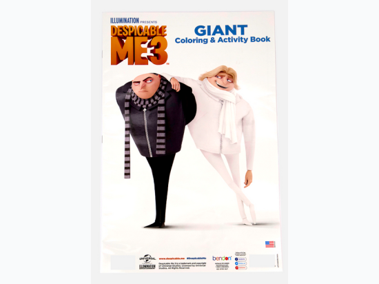 Despicable Me 3 Giant Color and Activity Book