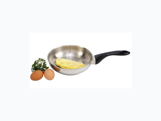 Precise Heat™ 8-1/4" 12-Element T304 Stainless Steel Omelet Pan