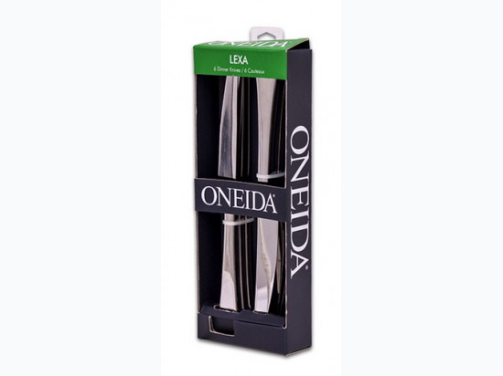 Oneida Lexa Stainless Steel Dinner Knives - 6 Pack