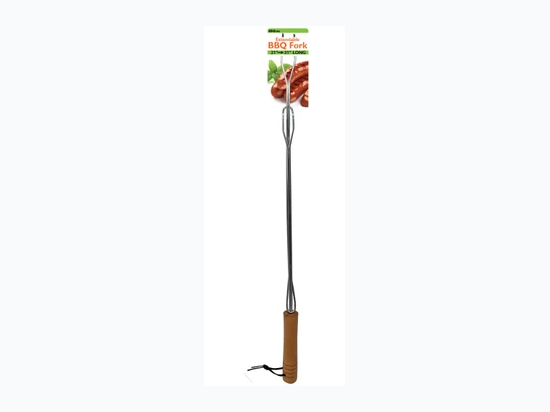 Barbecue Extension Fork with Wood Handle