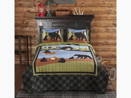 Virah Bella® Collection - Bear Lake Quilt Set - Twin Size