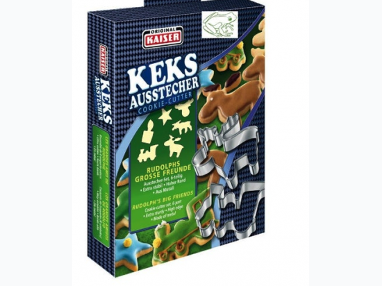 Original Kaiser KEKS Ausstecher Cookie Cutters - Rudolph's Big Friends