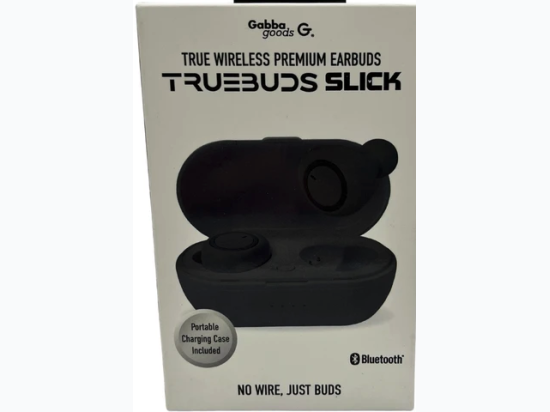 TrueBuds Slick Premium Wireless Earbuds in Black