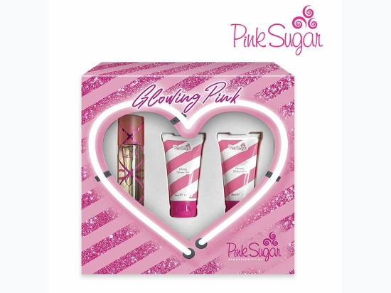 Pink Sugar Growing Pink #Sweet Addiction Fragrance 3pc Gift Set for Women
