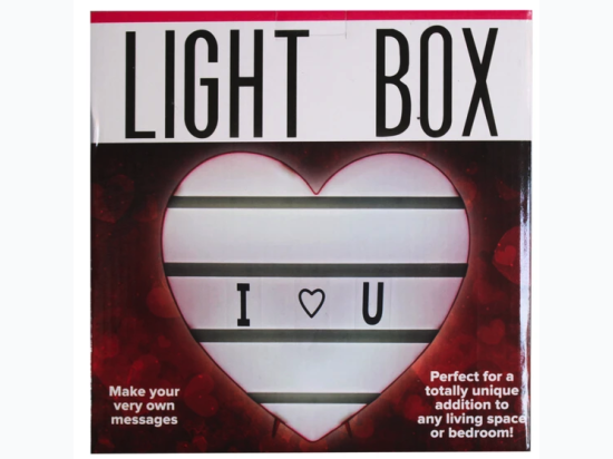 Heart Shape Light Box