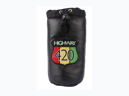 Highway 420 Genuine Leather Pipe Storage Bag