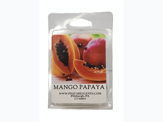 Artisan Hand Poured Soy Wax Melts - Mango Papaya