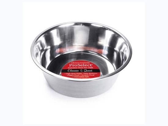 ProSelect® Classic Stainless Steel Dog Bowl - 96 oz