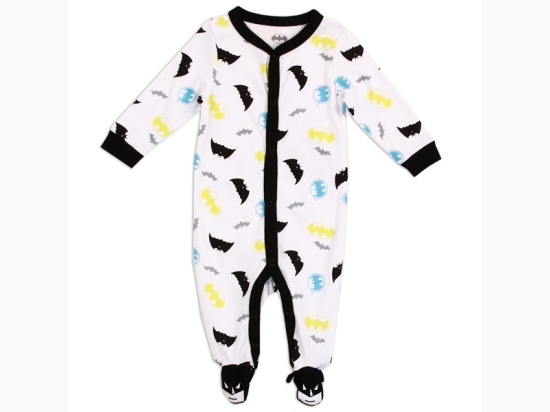Newborn All-Over Print BATMAN Footed Coverall