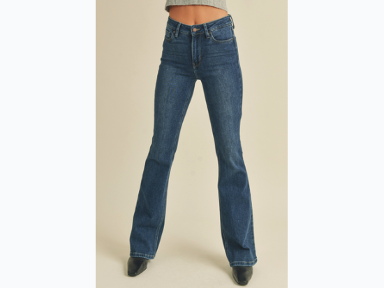 Women's High Rise Skinny Flare Jean by JBD