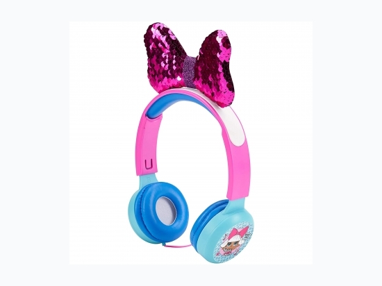 L.O.L. Surprise! Kid-Safe Diva Headphones in Pink and Blue