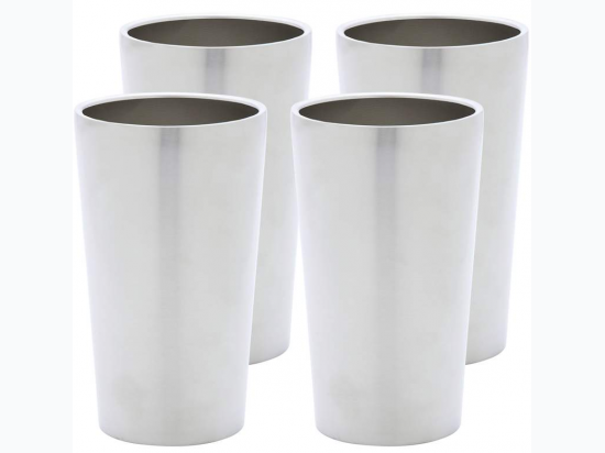 Stainless Steel 4pc Double Wall 13oz Tumbler Set