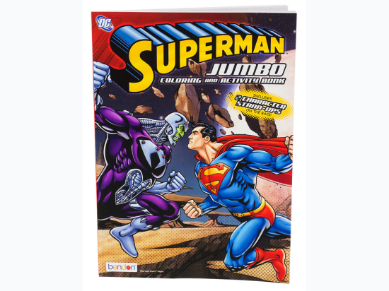 80 Page Superman Coloring and Activity Book