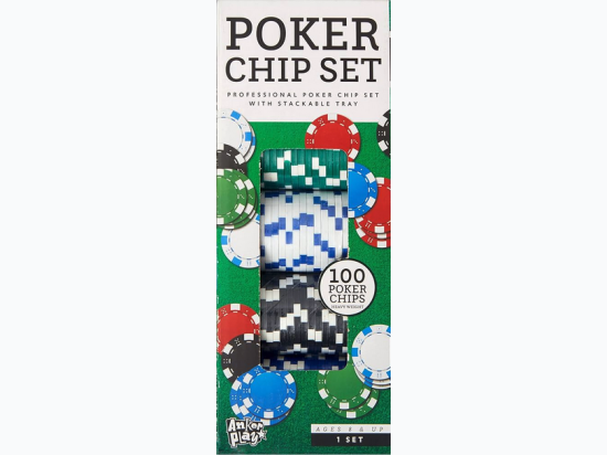 Anker Play 100 Poker Chips Set - Heavy Weight