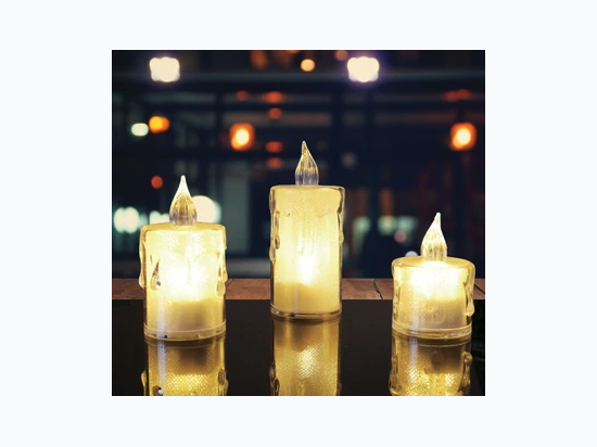 6 Pack Decorative LED Flameless Candle Set