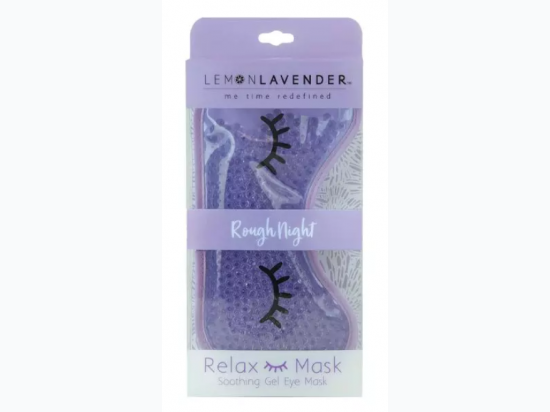 Lemon Lavender If Looks Could Chill Hot/Cold Gel Eye Mask in Purple