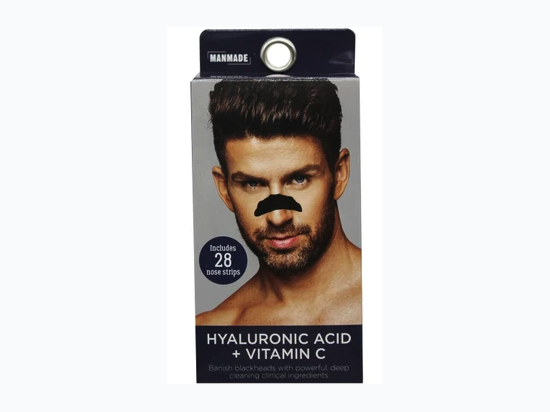 Manmade 28 Pack Hyaluronic Acid + Vitamin Nose Strips