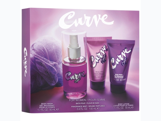 Curve Crush by Liz Claiborne 4pc Bath Set for Women