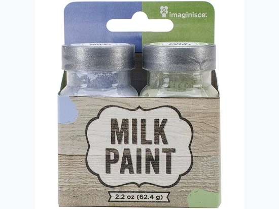 Milk Paint 2-Pack in Pastel Blue & Green - 2.2 oz