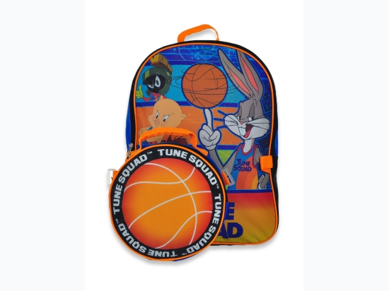 Tune Squad Space Jam Backpack w/ Lunchbox Set