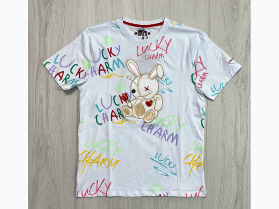 Men's Lucky Charm Doodle SS Tee - 2 Color Options