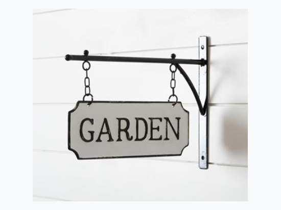 Swinging Sign - Garden