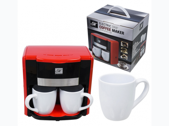 Mercury Coffee Maker W/ 2 Ceramic Cup