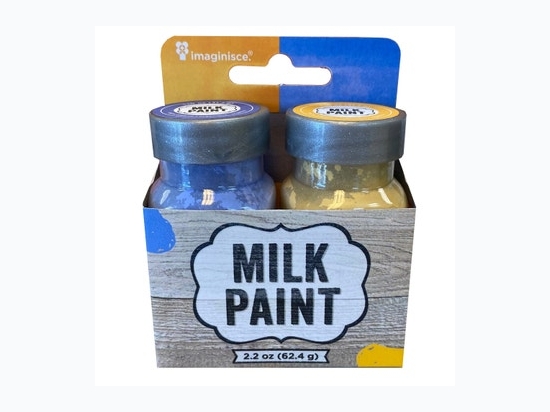 Milk Paint 2-Pack in Blue and Yellow - 2.2 oz