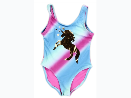 Toddler Girl's Unicorn Graphic One-Piece Swimsuit - SIZE 3T