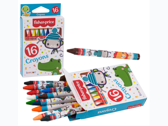 Fisher Price 16ct Crayons