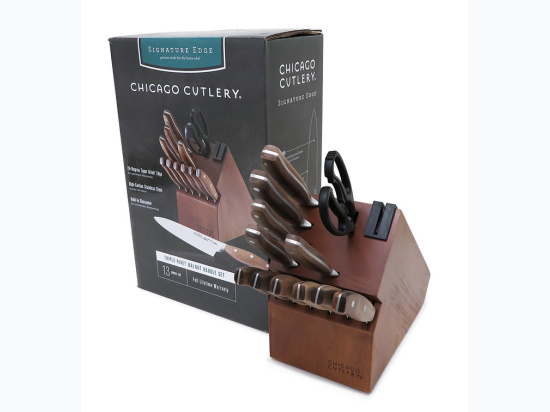 Chicago Cutlery - 13 Piece Knife Block Set  - Signature Edge