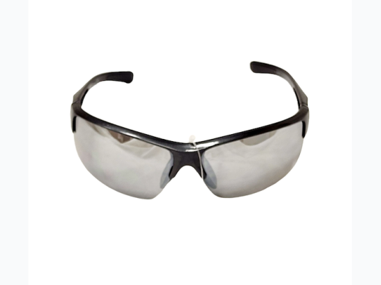 Men's Sport Impact Resistant Polycarbonate Lens Sunglasses in Gunmetal Grey