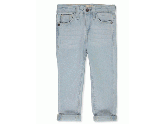 Girl's Cookie Brand Cuffed Light Wash Jeans - Sizes 7 - 16