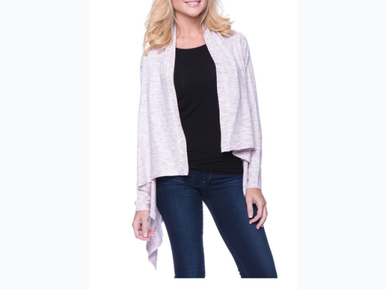 Women's Box-Packaged Space Dyed Open Cardigan Sweater - 2 Color Options