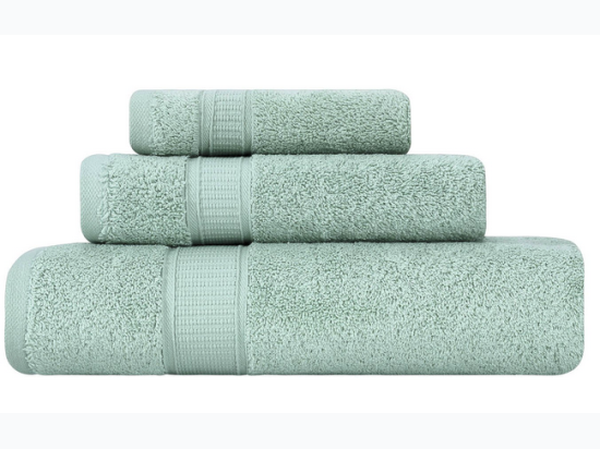 3 Piece Towel Set - Green