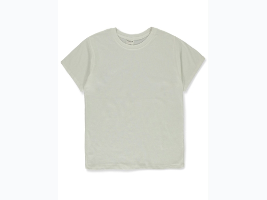 Boys' Basic Keltex Crew Neck T-Shirt in White - Sizes 4-7