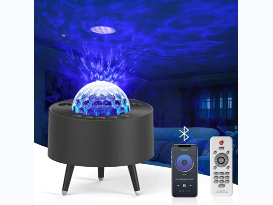 Galaxy Night Light Projector w/ Bluetooth Music Speaker & White Noise