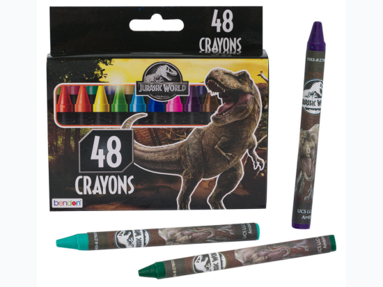 Jurassic World 48ct Crayons