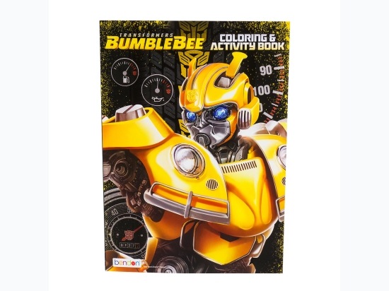 80 Page Transformers Coloring and Activity Book - Styles May Vary