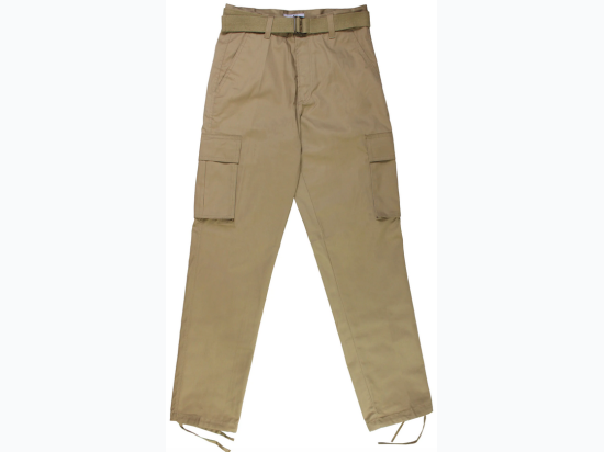Big and Tall Men's Belted Cargo Pant - 2 Color Options