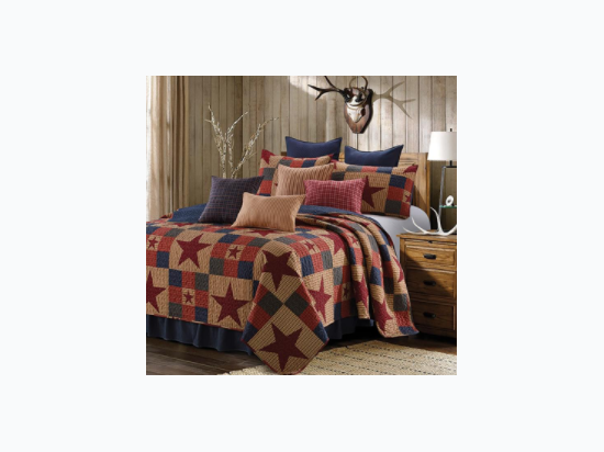 Mountain Cabin Red Full/Queen Size