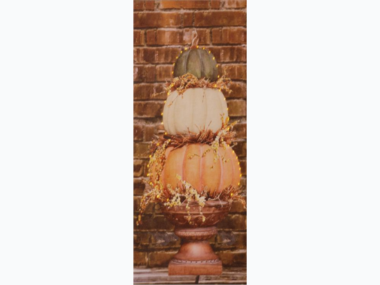 Led Canvas Print - Pumpkin Tier