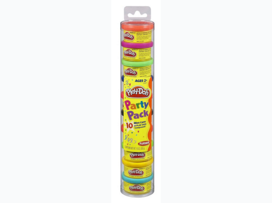 Hasbro Play-Doh 10 Assorted Pack Mini Cans Party Pack
