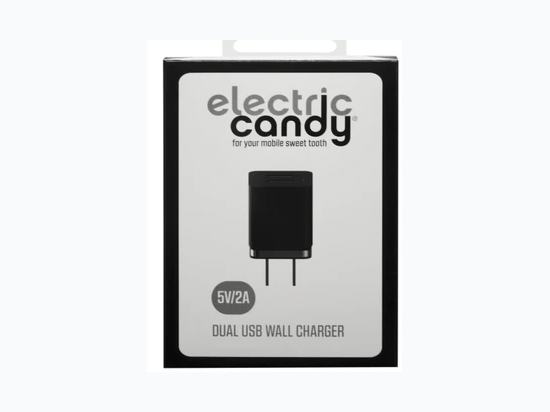 Electric Candy 2 Amp Dual Port USV Wall Charger