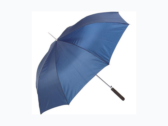 All-Weather™ 48" Polyester Auto-Open Umbrella - Royal Blue.