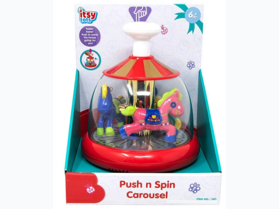 Itsy Tots Push N Spin Carousel