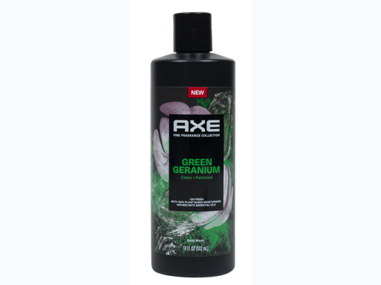 Axe Body Wash 18oz - Green Geranium