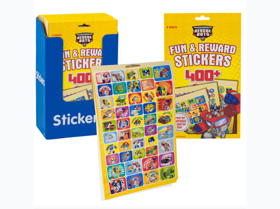 Transformers Reward & Motivate 400+ Sticker Pad