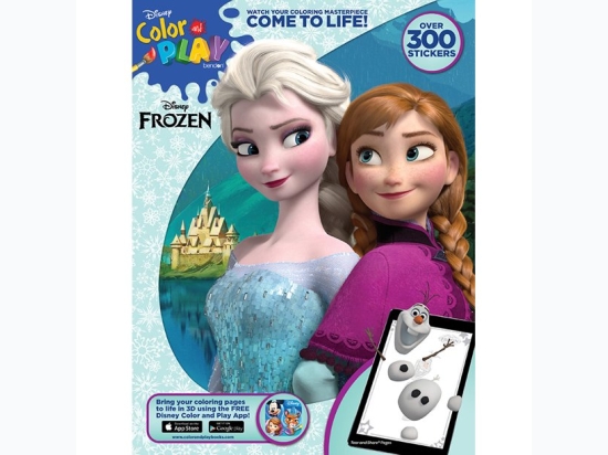 Color Play Frozen Sticker Activity Book - Over 300 Stickers
